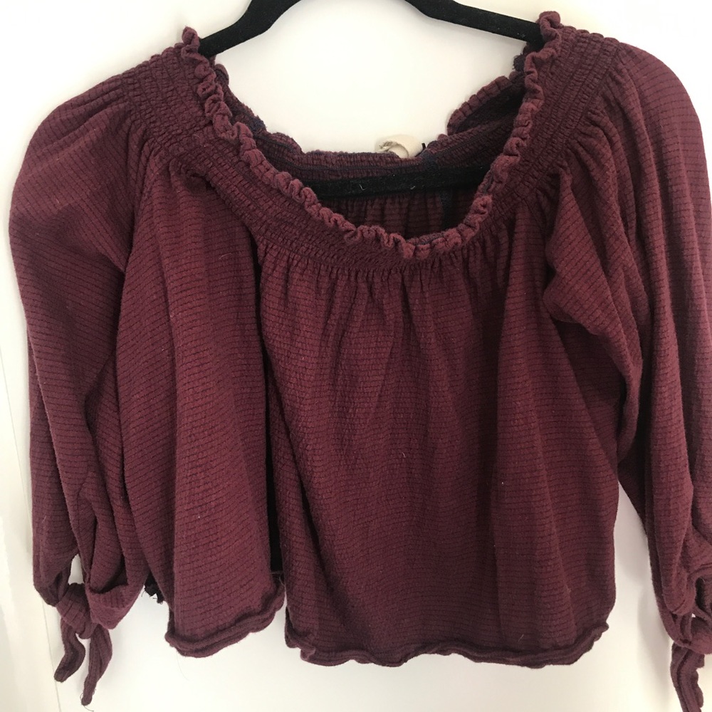 off the shoulder blouse